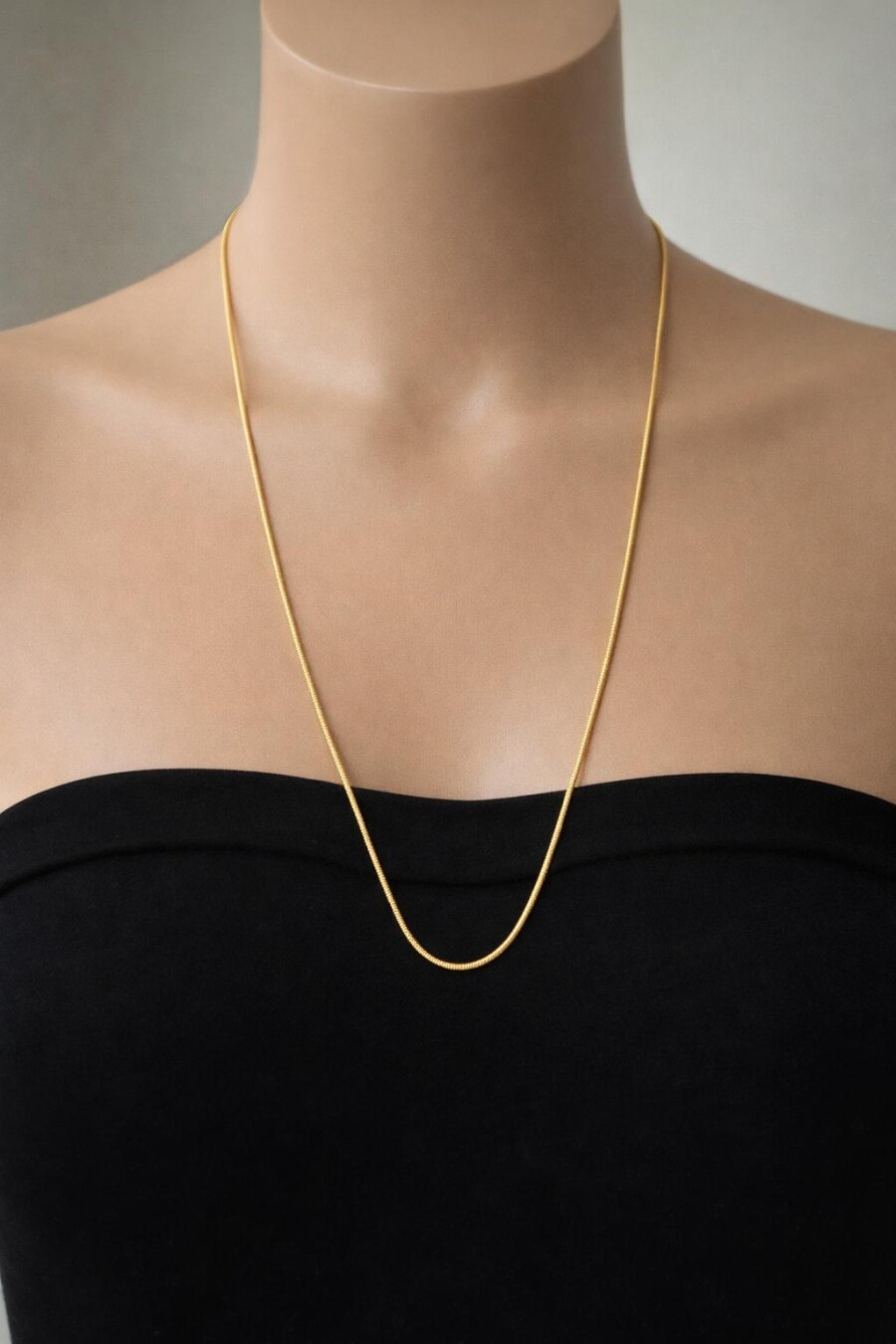 Uzun Çelik Kolye 110