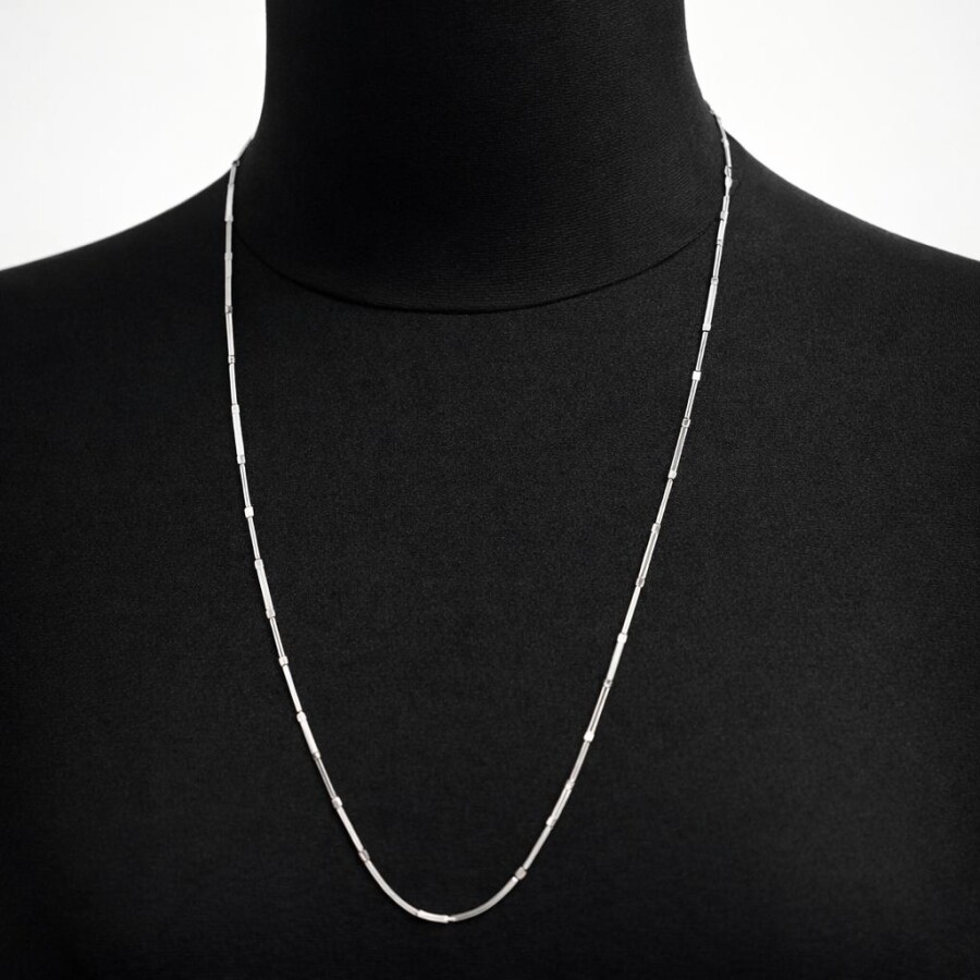 Uzun Çelik Kolye 100