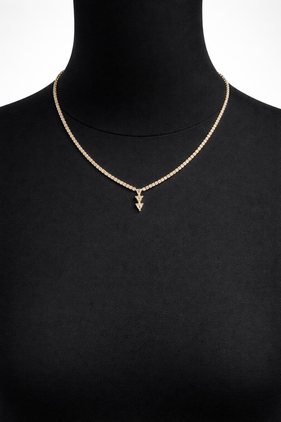 Gold Renk Su Yolu Kolye 104