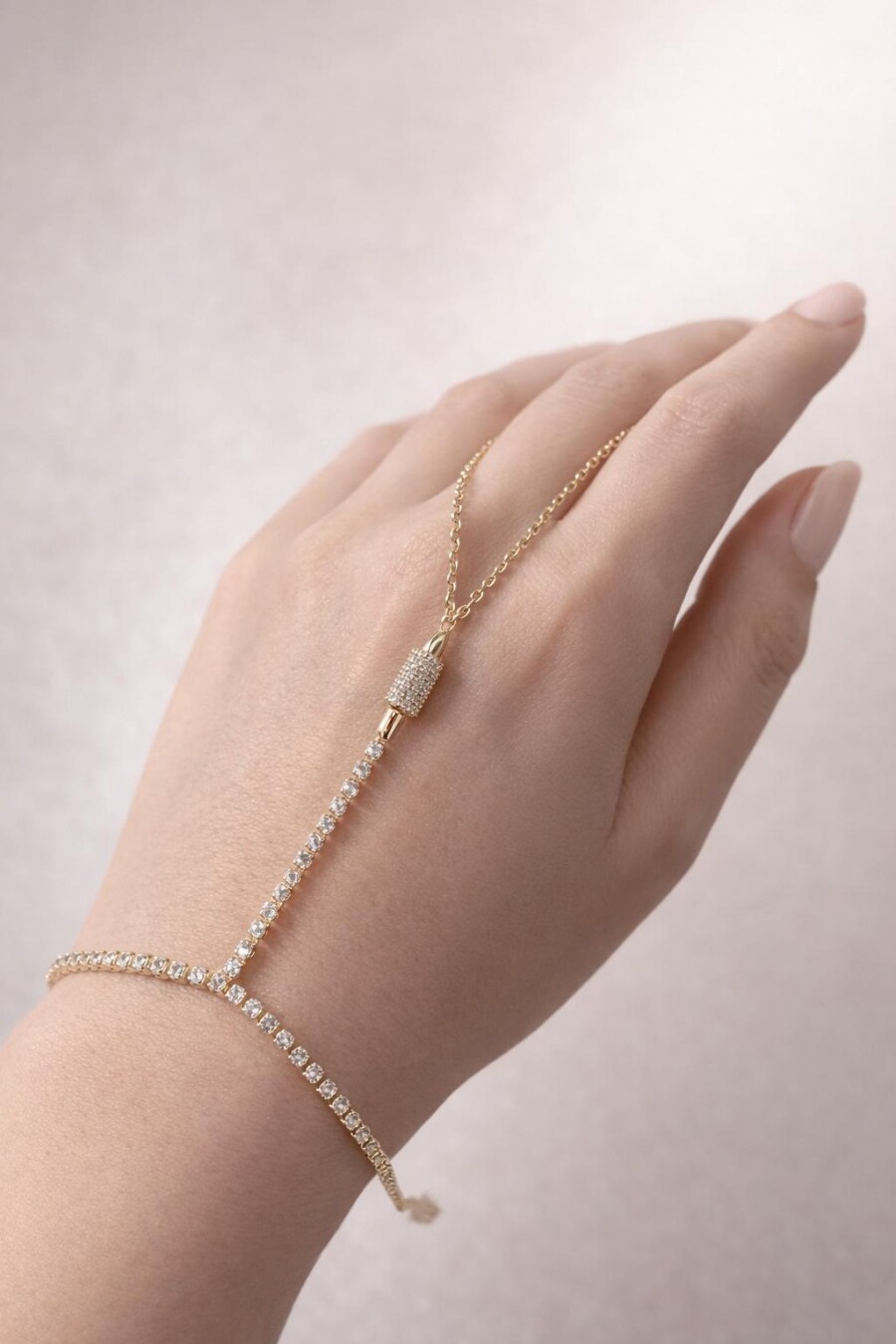 Gold Renk Taşlı Şahmeran 79