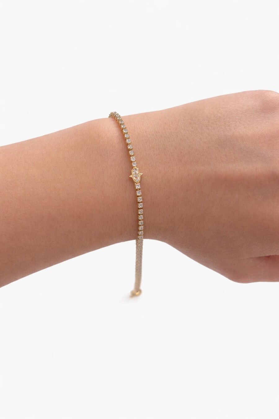 Fatma Ana Eli Detaylı Su Yolu Çelik Bileklik 22