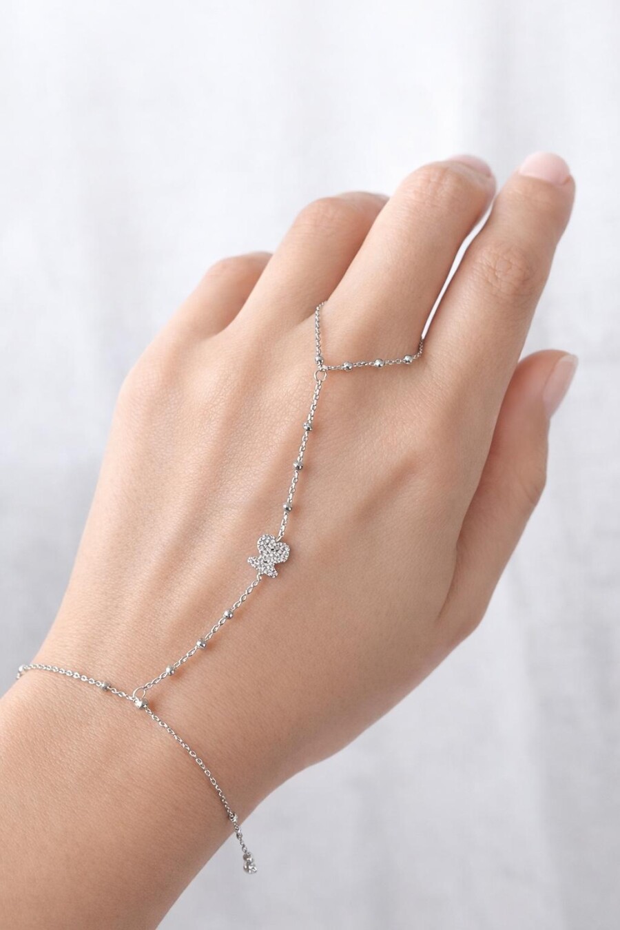 Gümüş Renk Taş Detaylı Şahmeran 83