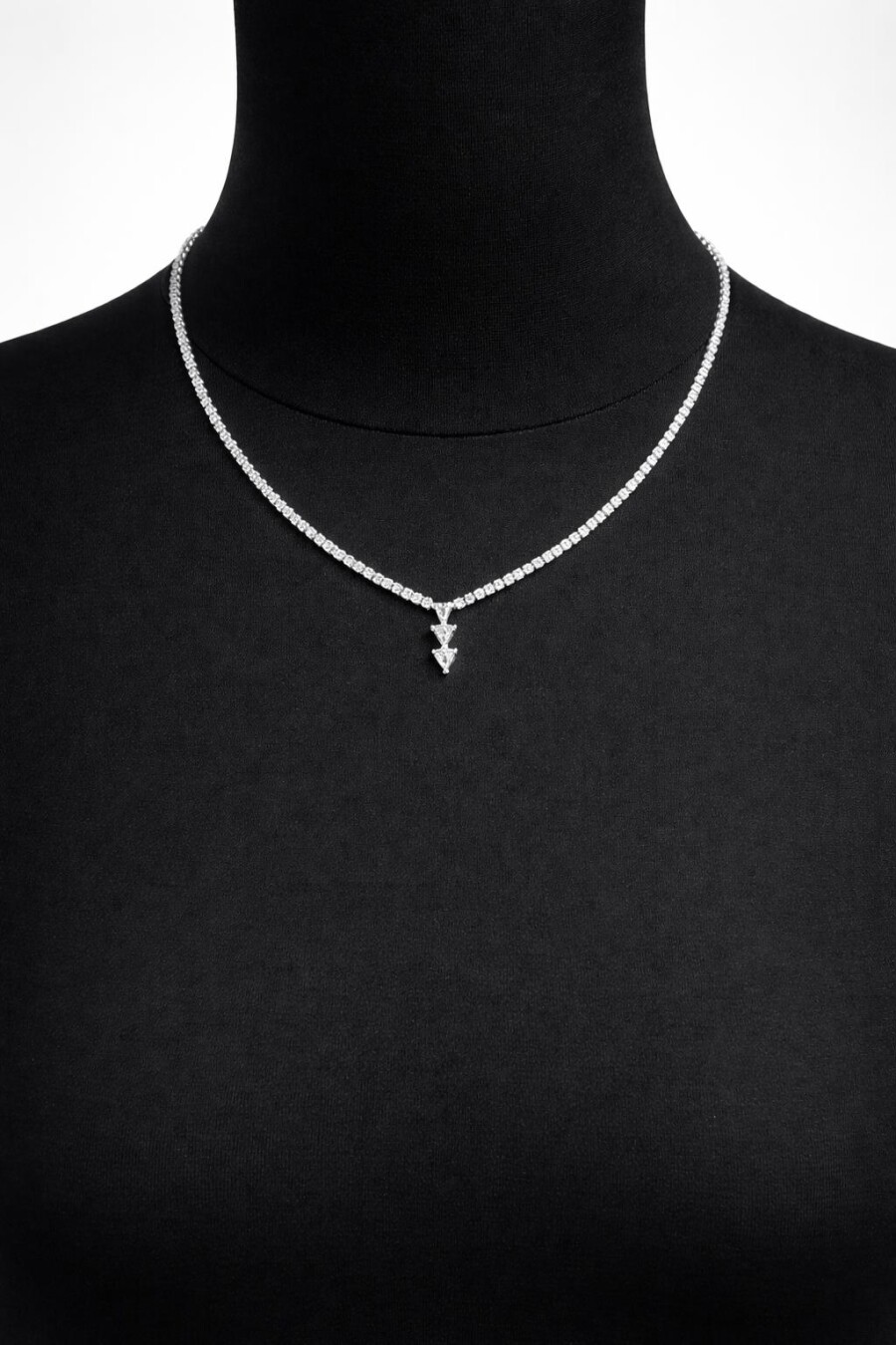 Gümüş Renk Su Yolu Kolye 105