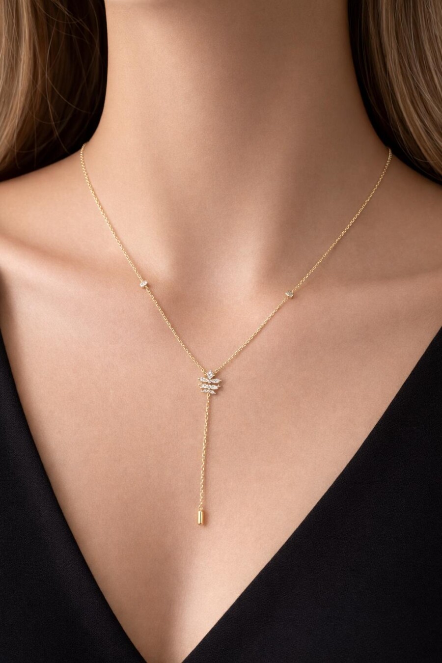 Altın Kaplama Y Kolye 99