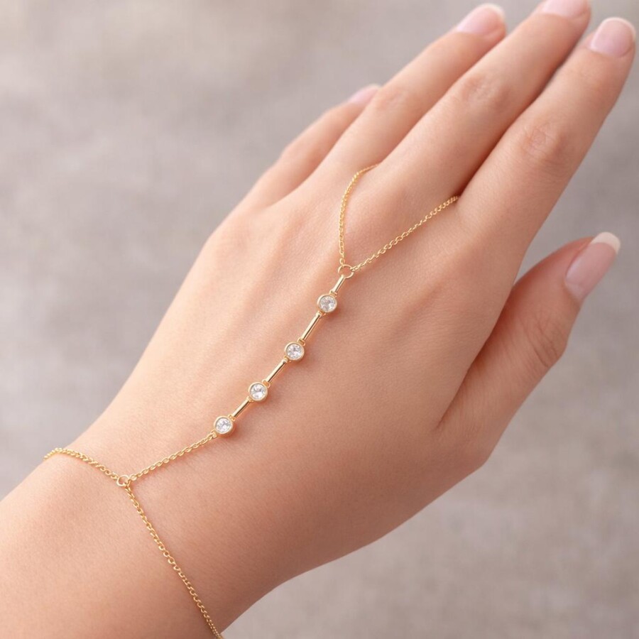 Gold Renk Taş Detaylı Şahmeran 81